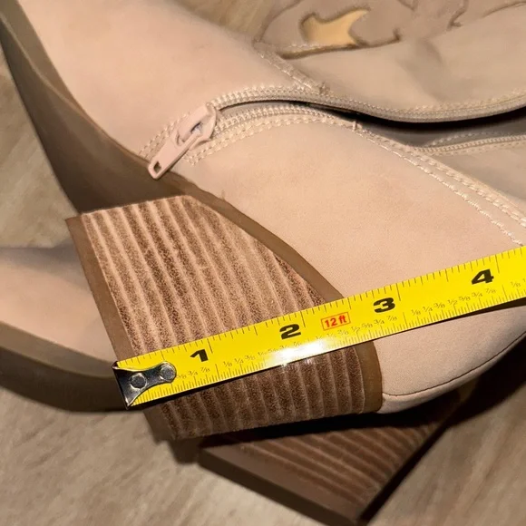 DV by Dolce Vita Beige Heeled Boots - Picture 8 of 11